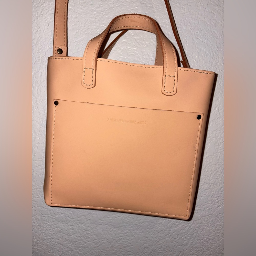 Portland Leather Goods Mini Crossbody Tote NWT